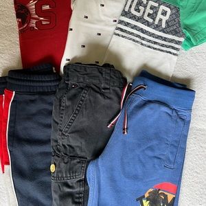 Bundle of Tommy Hilfiger Boys summer clothes Size 6-7